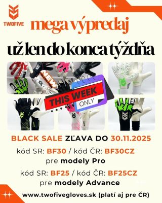 ⭐️BLACK SALE UŽ LEN TENTO TÝŽDEŇ⭐️ #brankarskerukavice #brankar #brankář #keeper